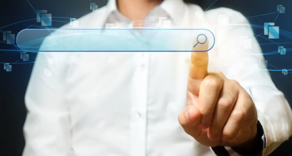 Conduct online searches